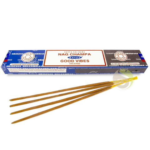 Combo encens Nag champa & good vibes Satya 16g matière naturelle