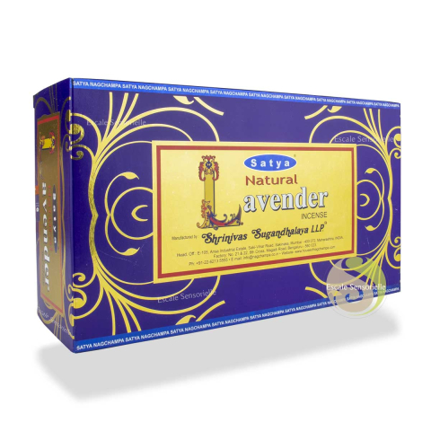 Natural lavander Satya encens naturel indien favoriserait le sommeil