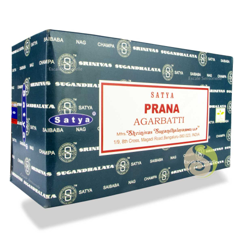 Prana Satya encens indien fort puissant signifie force vitale 12 x 15g
