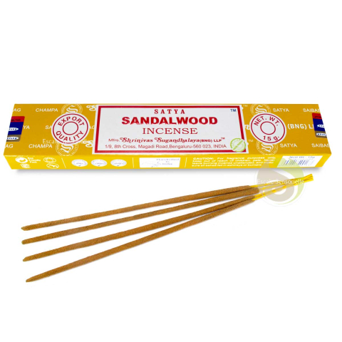 Encens sandalwood Satya encens naturel indien favorise la paix, l'harmonie.