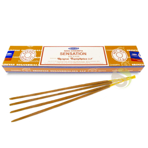 Encens sensation Satya indien naturel parfum fleuri stimule la créativité