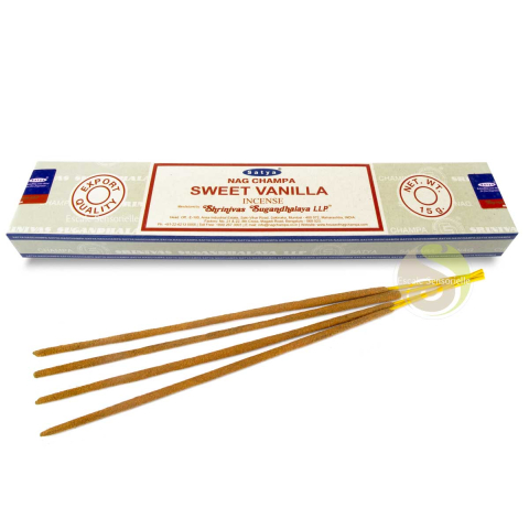 Encens Sweet vanilla Satya indien naturel parfum aromatique favorise le confort