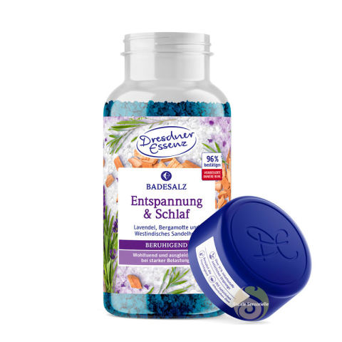 Pot de sel de bain au sel d'epsom sommeil et détente Dresdner Essenz