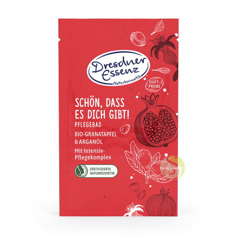 Poudre de bain sel Dresdner essenz  Bio grenade & huile d'argan