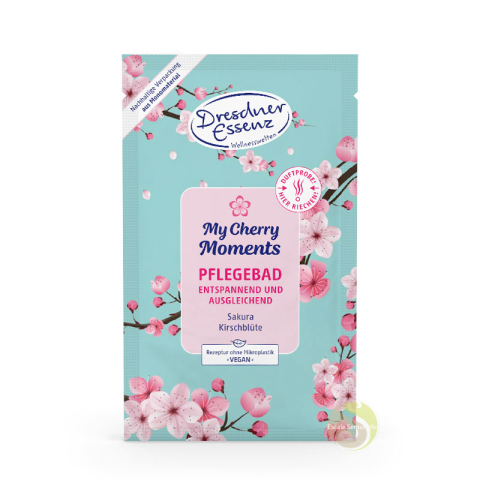 Fleurs de cerisier sel de bain poudre Dresdner Essenz mon instant adoré relaxant