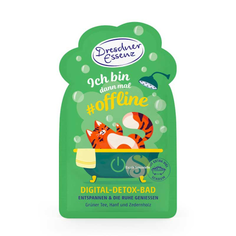 Bain moussant thé vert, bois de cèdre et huile de chanvre Offline Dresdner Essenz