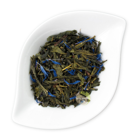 Sencha violette thé vert relaxant parfum florale délicat