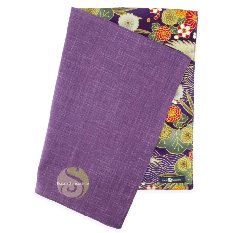 Set japonais de table tsuru véritable réversible 2 teintes