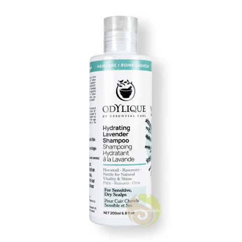 Shampoing hydratant à la lavande bio Odylique pour cuir chevelu sensible et sec