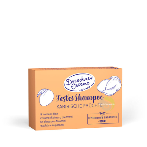 Shampoing solide Dresdner Essenz fruit des caraïbes sans savon vegan