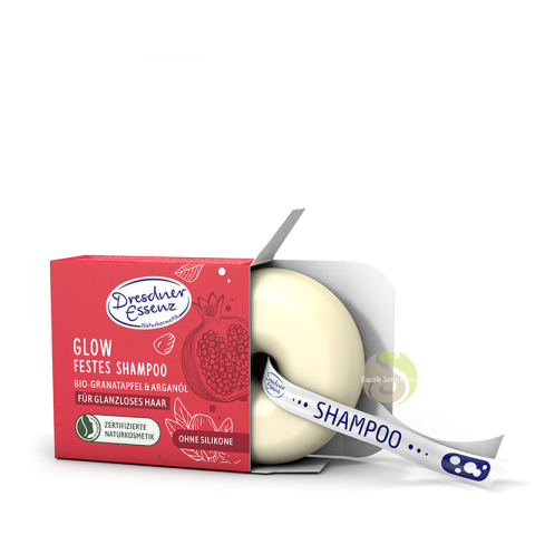 Shampoing solide bio cheveux ternes grenade & huile d'argan