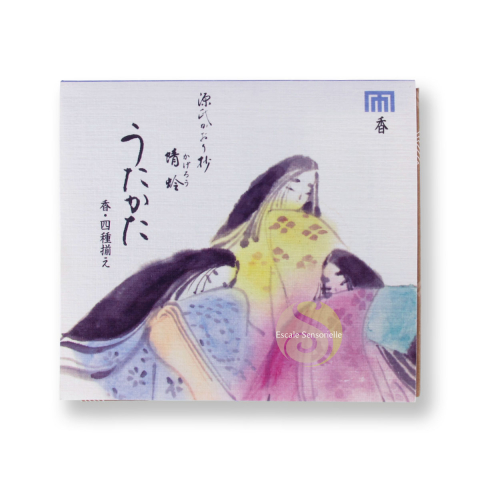 Genji Shoyeido utakata coffret d'encens japonais 4 parfums