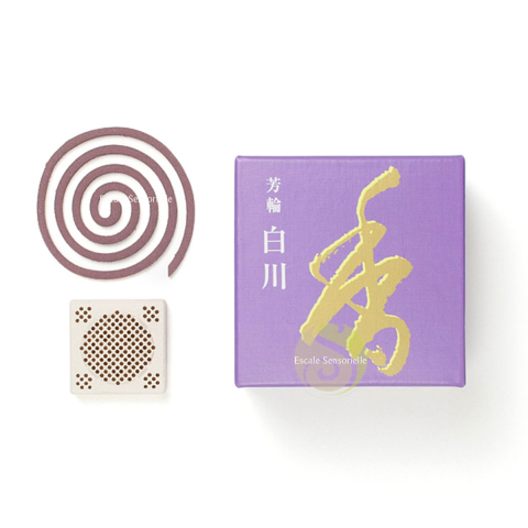 Horin spirale d'encens japonais Shoyeido shirakawa fabrication manuelle