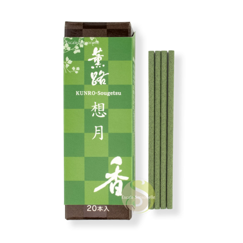 Sougetsu Kunro Shoyeido encens japonais frais et floral reflet de lune (moon refflection)