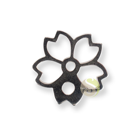 Support d'encens argent 925ème fleur de cerisier Shoyeido 