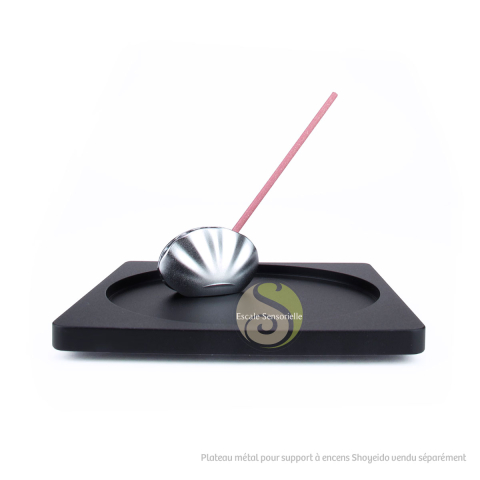 Support encens Kolip shell argent mat