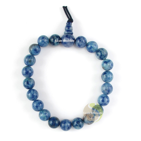 Bracelet mal sodalite tibétain bouddhiste