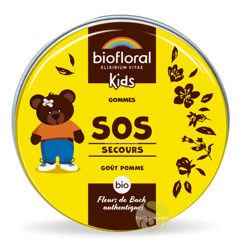 SOS secours enfants bio pastilles Biofloral complexe fleurs de Bach