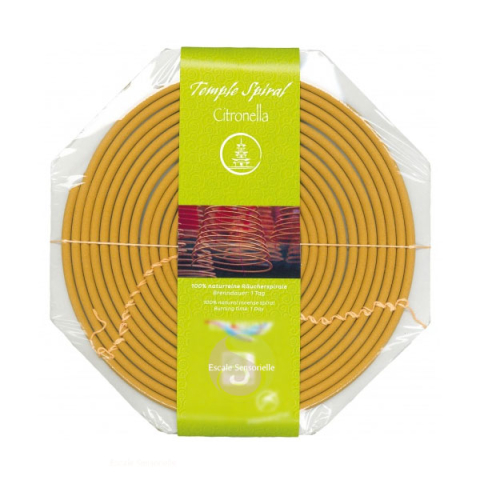 Encens spirale anti-moustiques insectes répulsif naturel citronnelle