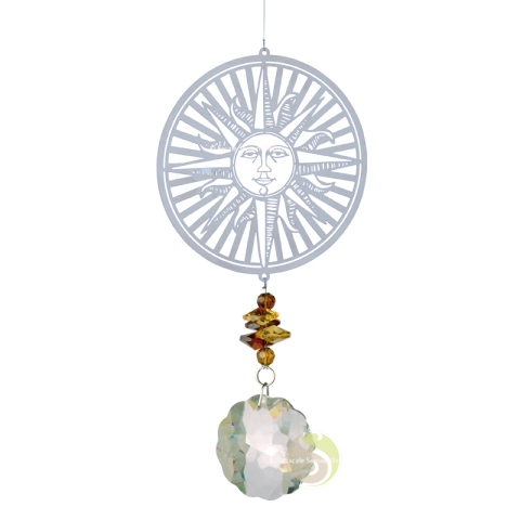 Suspension extérieure soleil acier inoxydable mobile à vent