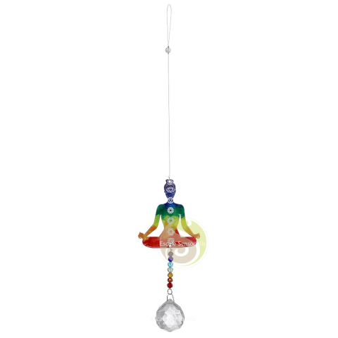 Cristal suspendu chakra suspension intérieur extérieur énergie