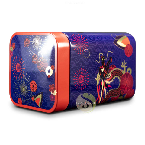Boite métallique à thé sweet little geisha fire