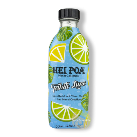 Tahiti lime Monoï Hei poa citron vert et fleur parfum sensuel