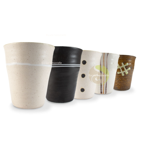 Tasses céramiques japonaises set de 5 pièces à offrir