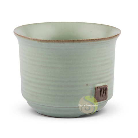 Tasse grès pas cher céramique Hoshi vert pastel