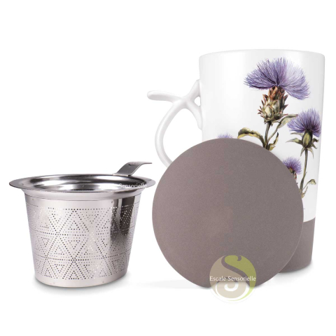 Tisanière céramique cardo - mauve