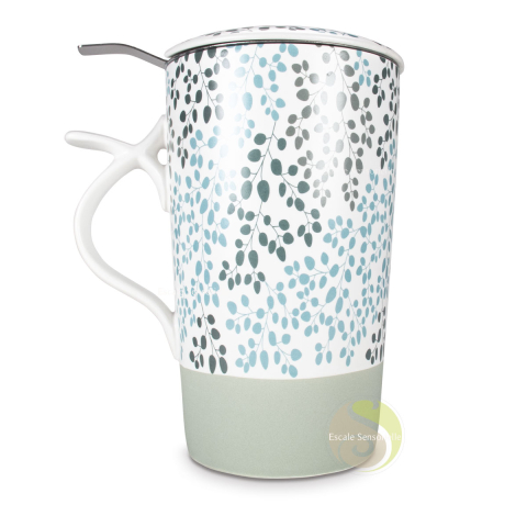 Tisanière céramique milea avec anse et filtre amovible 400ml
