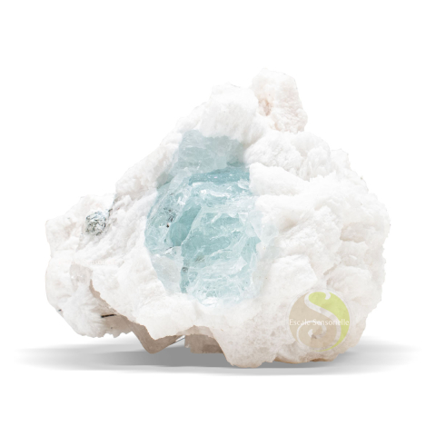 Topaze bleu avec cleavendite