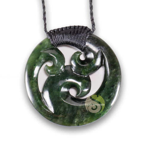 Koru triple Maori bijoux pendentif polynésien culture symbole