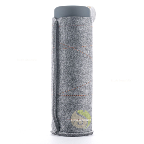 Housse pour bouteille nomade Inu! gris foncé