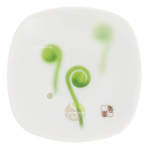 Support japonais fougère pour encens Yume no Yume en céramique