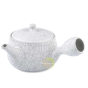 Théière craquelé 600ml kyusu fabrication artisanale filtre amovible Miyako