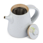 Théière style japonais fabrication en céramique 550 ml ivoire