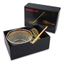 Coffret matcha gris foncé pour s'initier à la préparation du thé