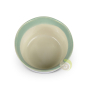 Bol en céramique blanc vert 400ml pour thé en poudre