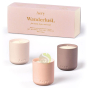Wanderlust coffret cadeau 3 bougies Aery living collection fernweh