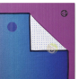 Protection tapis serviette de yoga avec picots Manduka Yogitoes amethyst array