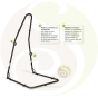 Points forts support fauteuil hamac Amura La Siesta
