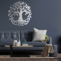 Habillage murale arbre de vie métal 60cm fixation intégrée