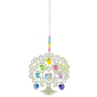 Suspension feng shui arbre de vie et cœur de cristal