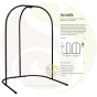 Description support cylindrique fauteuil hamac Arcada La siesta