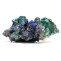 Morceau brut d'azurite malachite du Maroc pièce unique