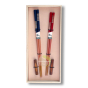 Baguettes assorties japonaises homme et femme coffret cadeau
