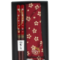 Ustensiles japonais couverts baguettes et housse de rangement
