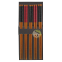 Asanoha Baguettes bois naturel japonaises set de 5 pièces