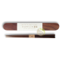 Coffret avec baguettes japonaises en bois de noyer nomade